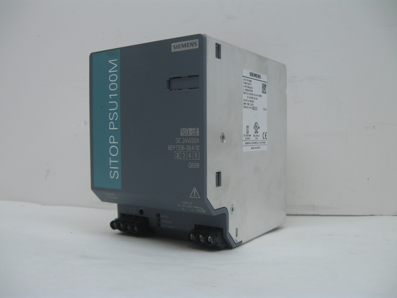 Siemens PSU100M Sitop Power Supply 6EP13363BA10 Output 24Vdc 20 Amp eBay
