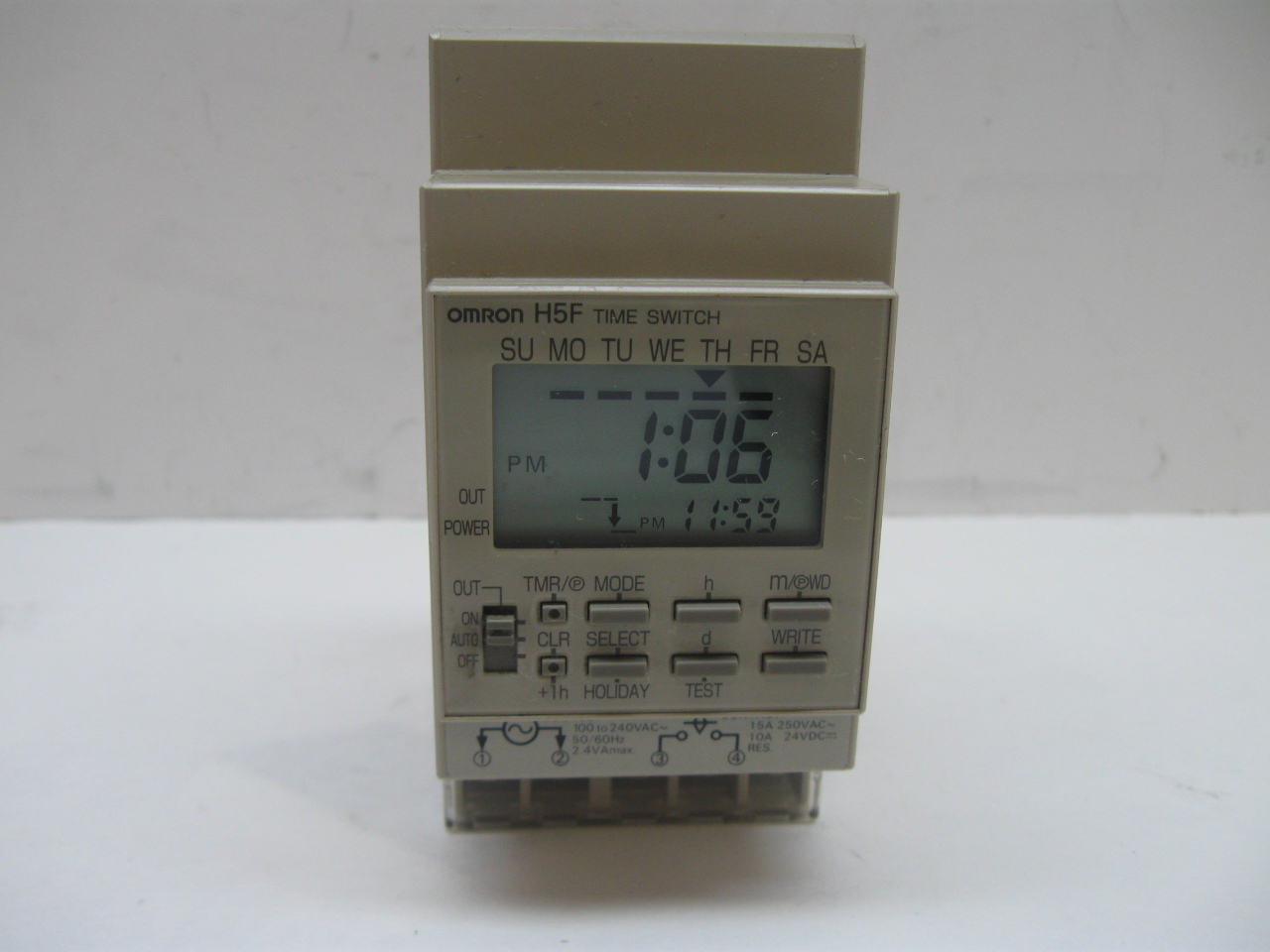 Omron H5FKB Time Switch 7 Day Timer eBay