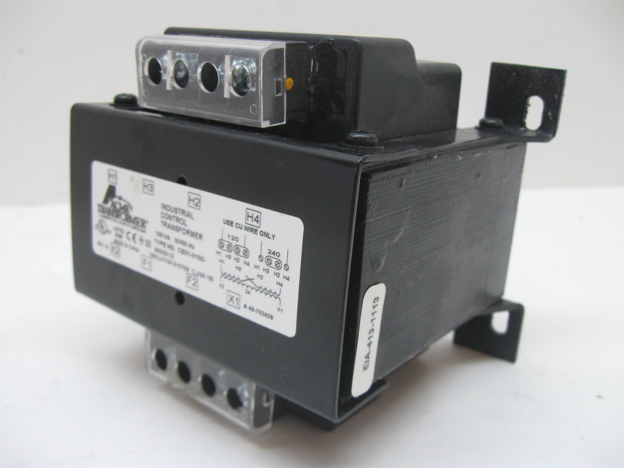 Acme CE01 0150 Industrial Control Transformer eBay