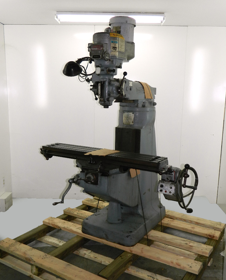 Bridgeport 2Hp Series 1 Vertical Milling Machine 9 x 48 Variable Speed Powerfeed eBay