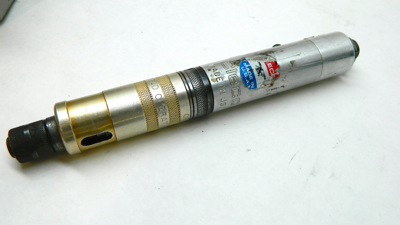 Cleco 5RSA10BQ Pneumatic Inline ScrewDriver Push to Start Non