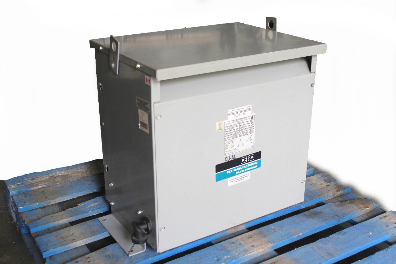 Rex Manufacturing 11Kva 3 Ph Isolation Transformer 460V 266110V