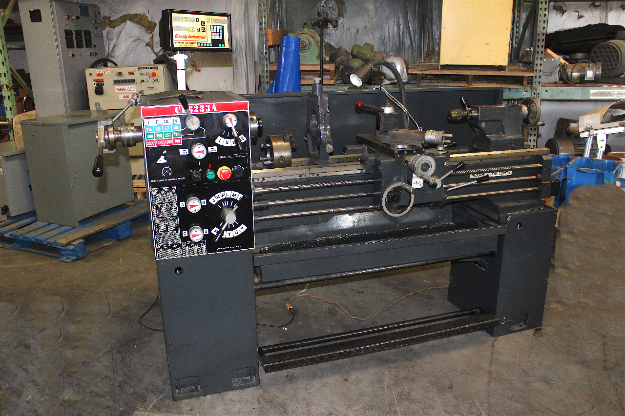 Nova 13 x 40 Metal Lathe w/ Grizzly DRO 2Hp Phase III Tool Post 6" 3