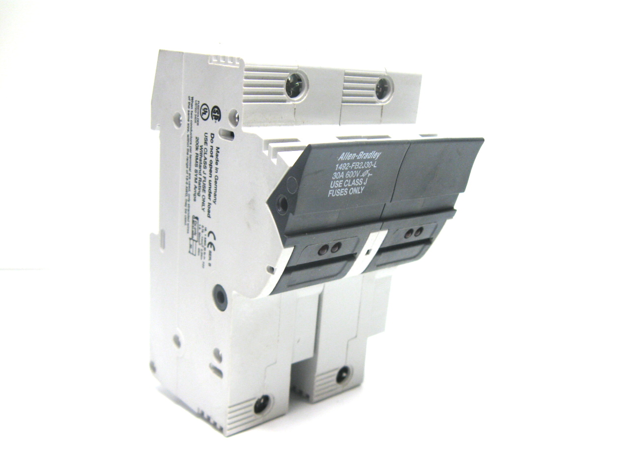 Allen Bradley 1492FB2J30L Fuse Holder, 2 Pole, 30 Amp, 600 Volt Series B