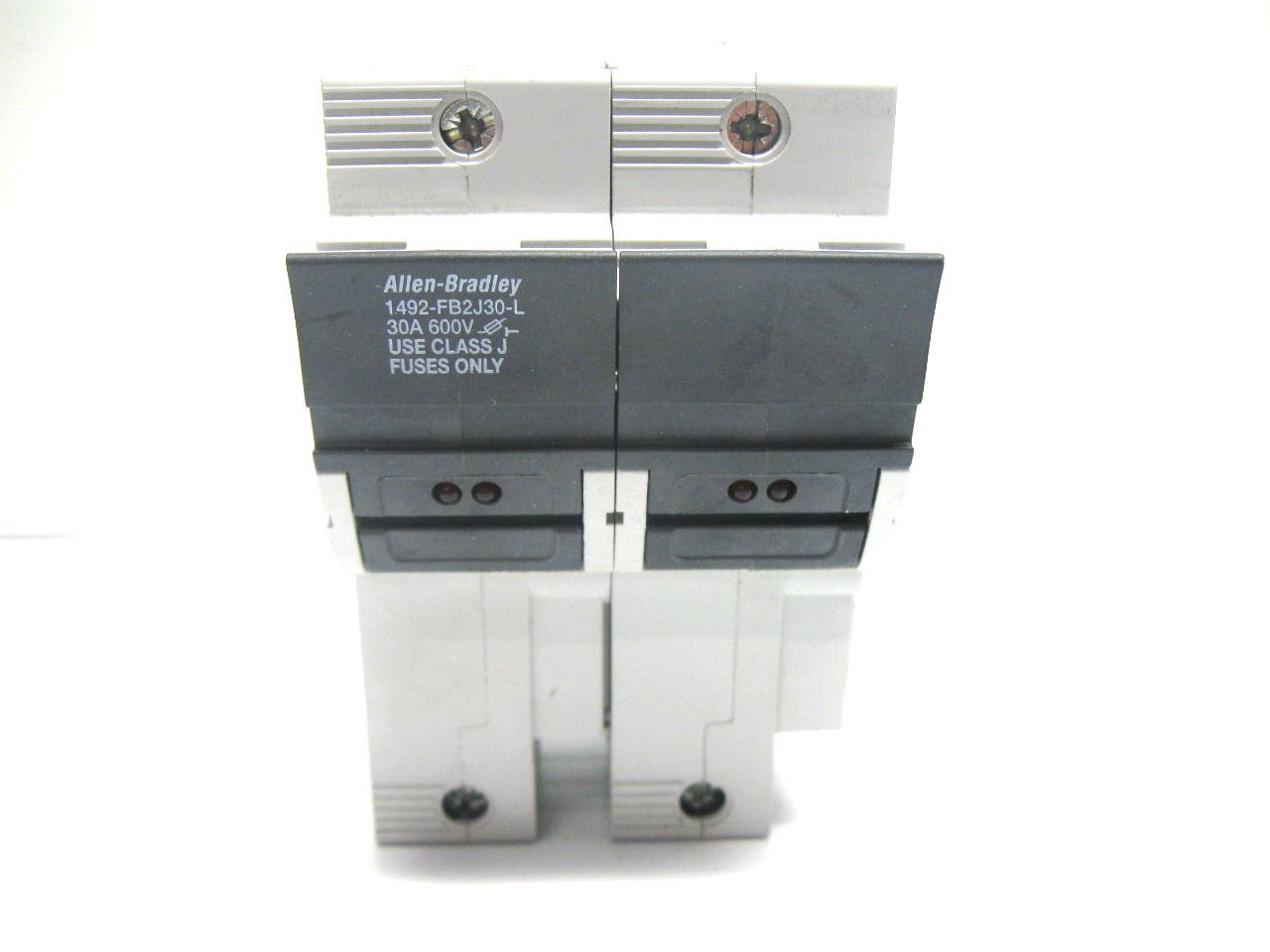 Allen Bradley 1492FB2J30L Fuse Holder, 2 Pole, 30 Amp, 600 Volt Series B