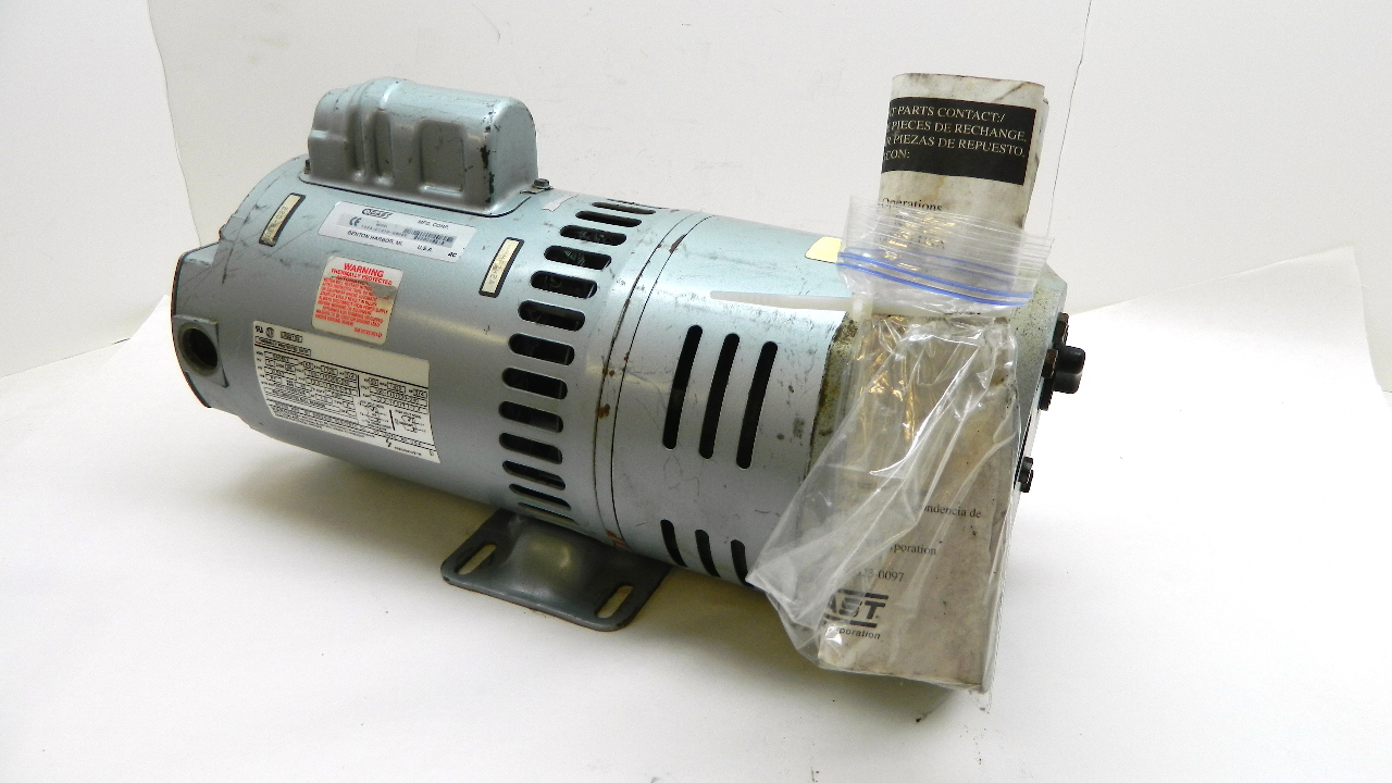 Gast 1023V131QG608X Rotary Vane Vacuum Pump Compressor 120230 Vac 10