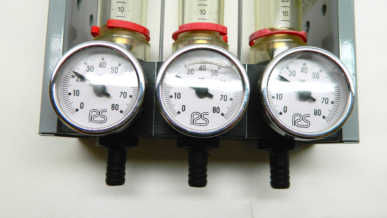 Sella SPA Flow Meter 3 Port Manifold 1" NPT 1/2" Barb 10200 Lt/hr eBay