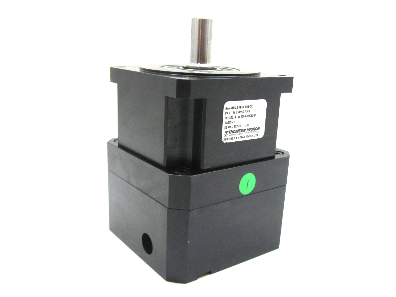 Thomson Micron 64116829A346 True 34 GearBox NT340040RM09040 Ratio