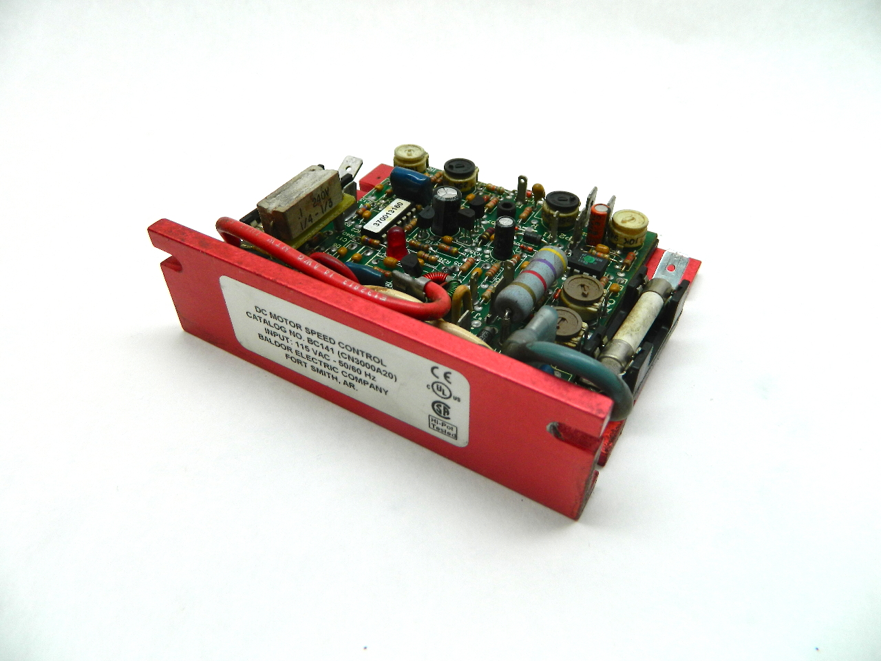 Baldor BC141 DC Motor Speed Control 115Vac 1/100 1.5 Hp SCR