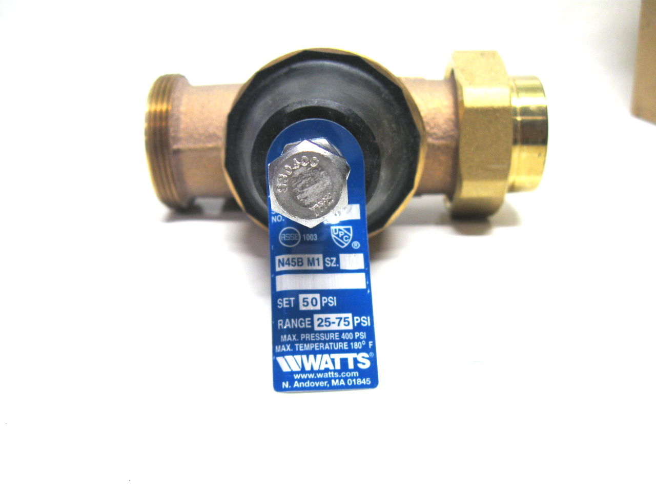 Watts N45BUM1 Water Pressure Reducing Valve 2575 Psi New eBay