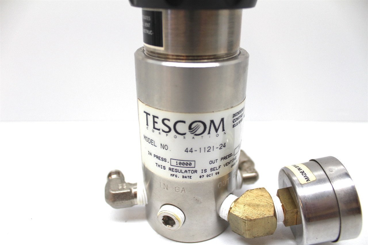 44112124 High Pressure Regulator Stainless Steel 10000 PSIG to