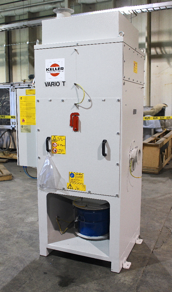 Keller Vario T Fine Dust Collector 1.5 Kw 480V 3 Phase 689 CFM 60 PSI