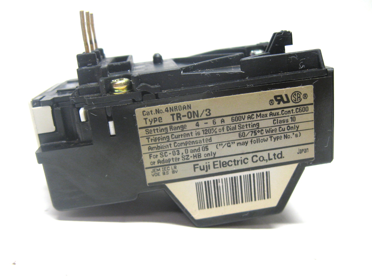 Fuji TR0N/3 Thermal Overload Relay 0.640.96 Amp Range 600 Vac eBay