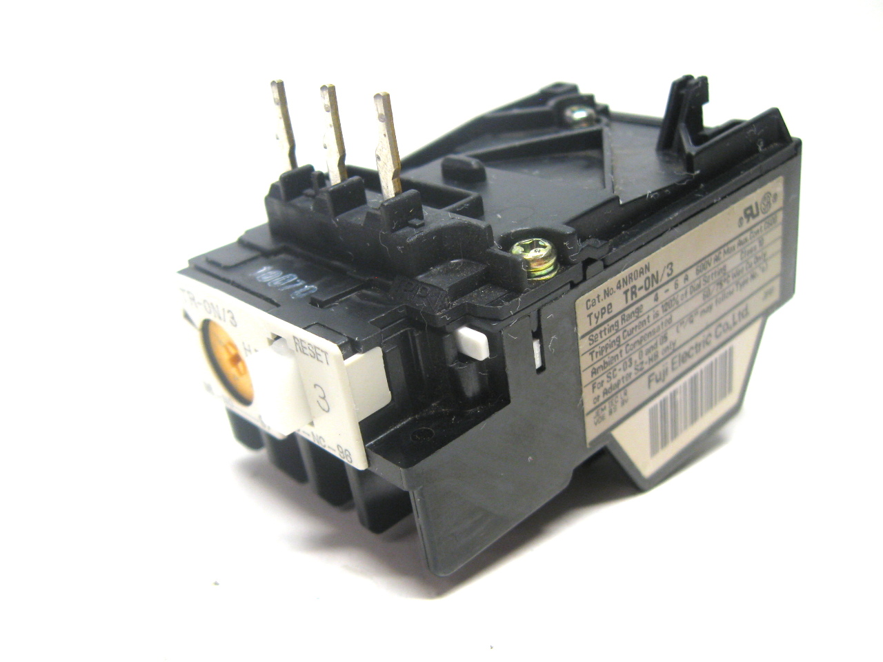Fuji TR0N/3 Thermal Overload Relay 0.640.96 Amp Range 600 Vac eBay