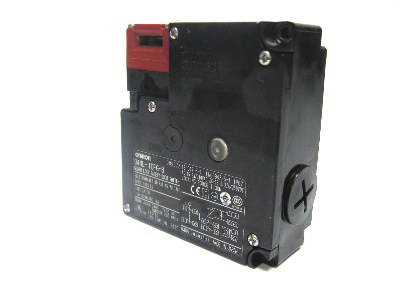 Omron D4NL1DFGB Guard Lock Safety Door Switch 24 Vdc eBay