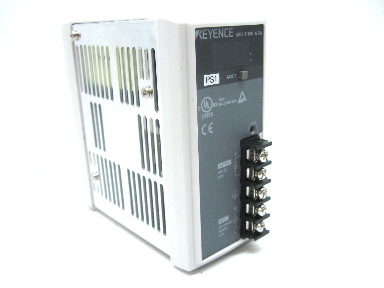 Keyence MS2H150 Switching Power Supply 100240 Vac Input 24V DC Output