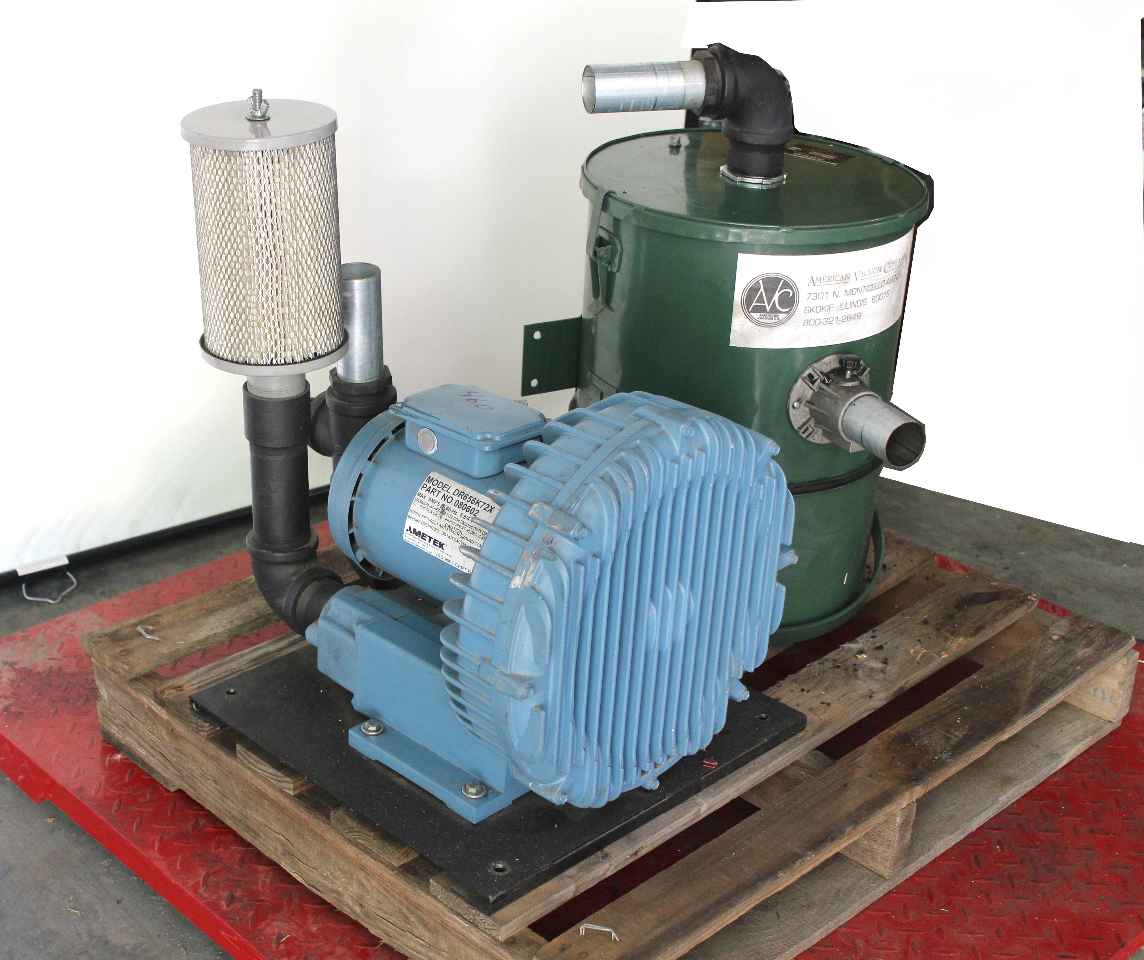 Ametek DR656K72X Regenerative Vacuum Blower 3 Hp 230460V 3 Ph 3450 RPM