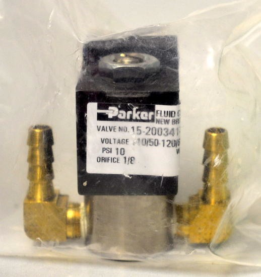 Parker Fluid Control Valve 15200341001 "B" PSI 10 Orifice 1/8 6 W