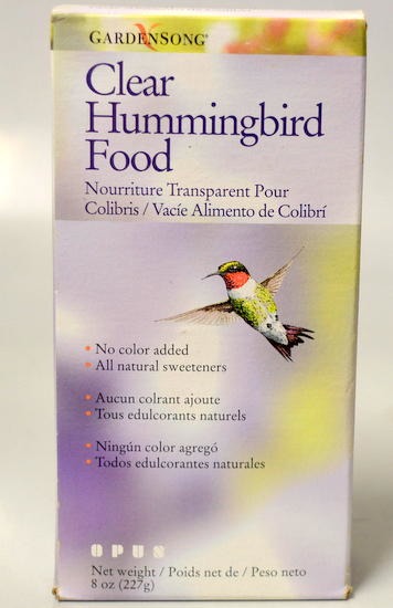 gardensong clear hummingbird food 8 oz box no color added gardensong clear hummingbird food 8 oz box no color added