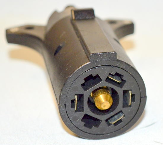 7 way to 5 pin flat trailer light adapter ebay 7 way to 5 pin flat trailer light adapter ebay