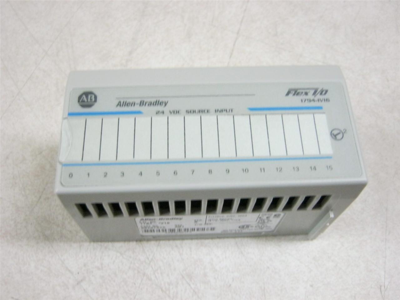 ALLENBRADLEY 1794IV16 FLEX I/O 24 VDC SOURCE INPUT Daves Industrial