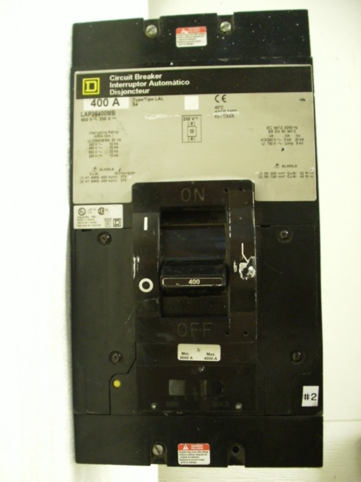 Square D LAP36400MB 400 AMP 600 Volt Circuit Breaker | Daves Industrial