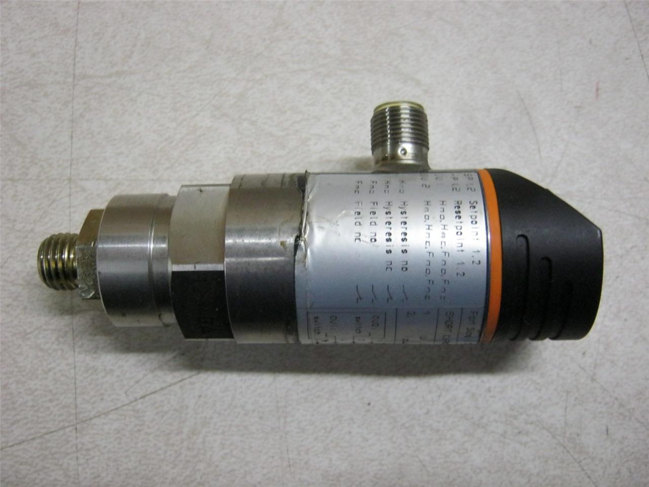 IFM Electronic Pressure Sensor Efector Daves Industrial Surplus LLC