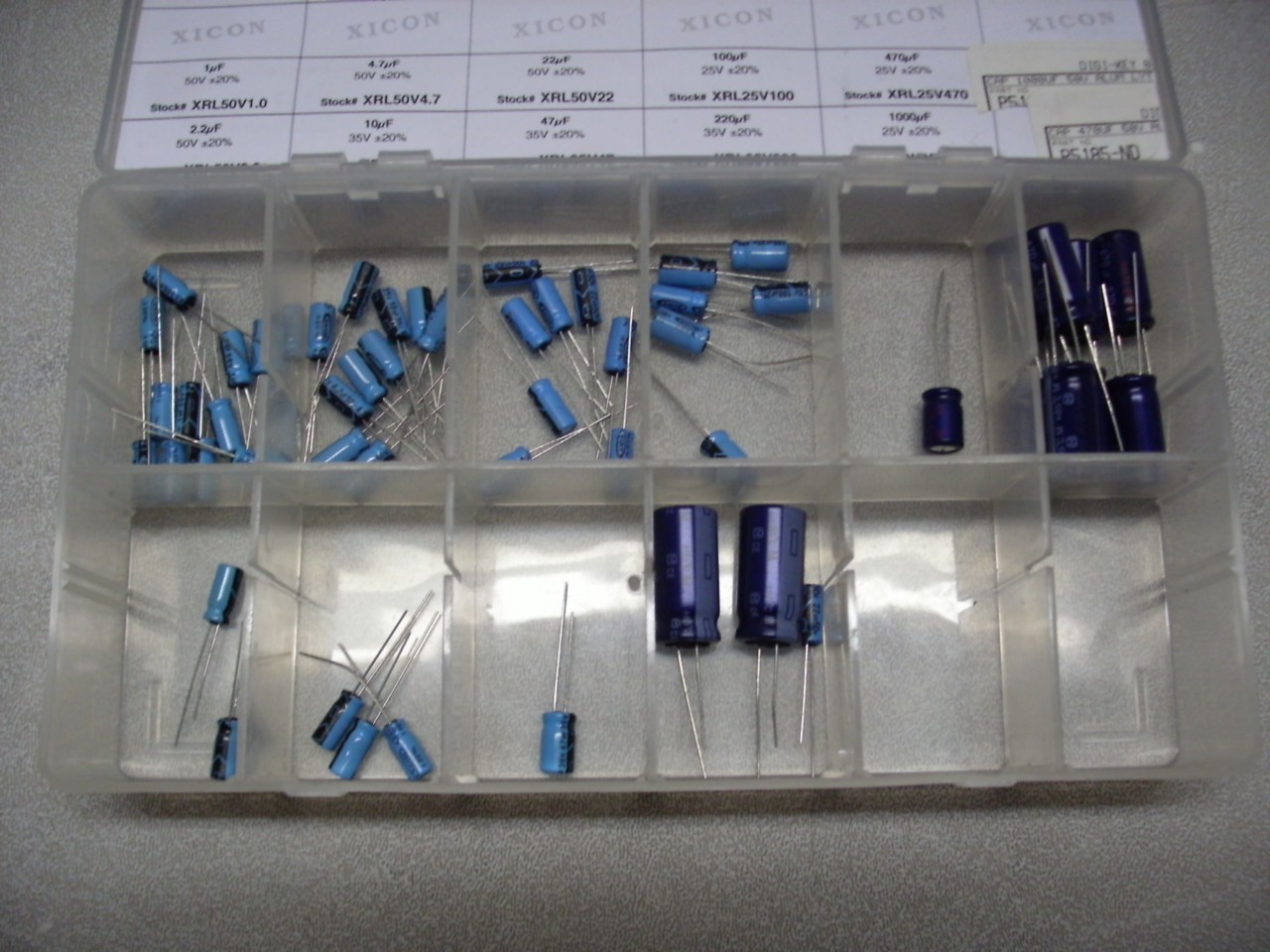 Xicon Miniature Aluminum Electrolytic Capacitor Kit eBay