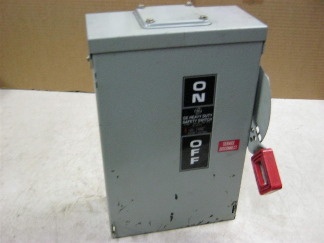 GE TH3361R Heavy Duty Safety Switch eBay