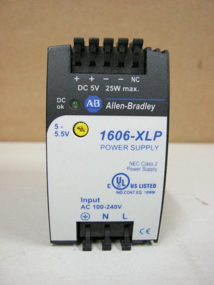 Allen Bradley 1606-XLP25A Power Supply Series A Input 100-240 VAC