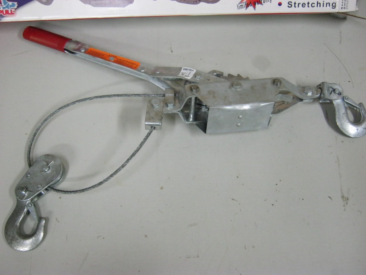 American Power Pull 2 Ton Dual Drive Ratchet Cable Puller eBay