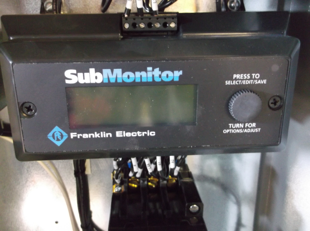Franklin Electric SubMonitor Control Panel Model 281 104 3300 3 phase