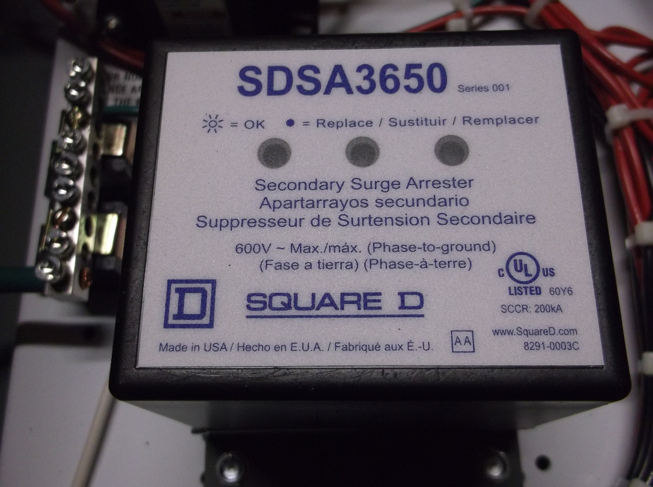 Franklin Electric SubMonitor Control Panel 460Volt 30 Hp Model 281