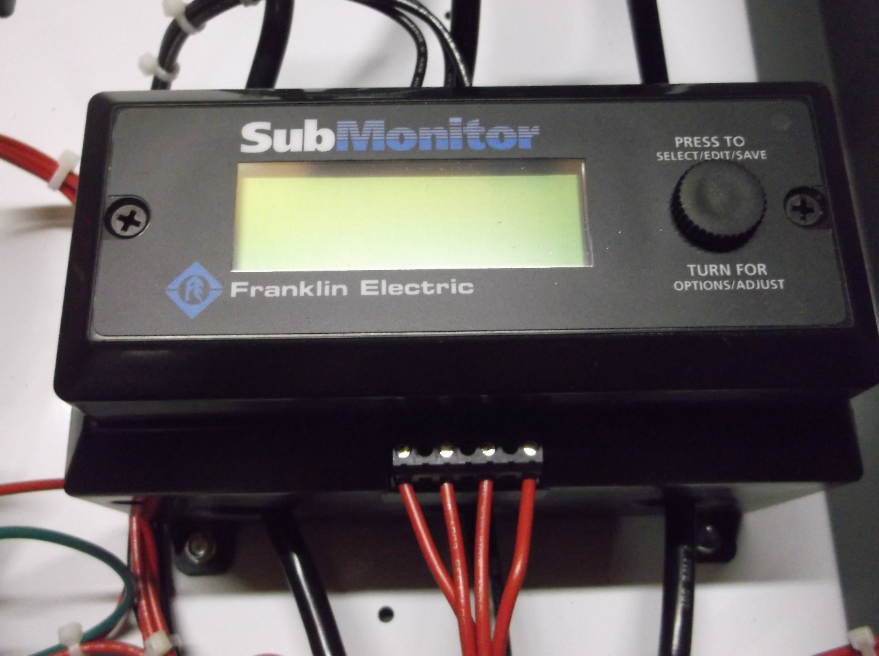 Franklin Electric SubMonitor Control Panel 460Volt 30 Hp Model 281