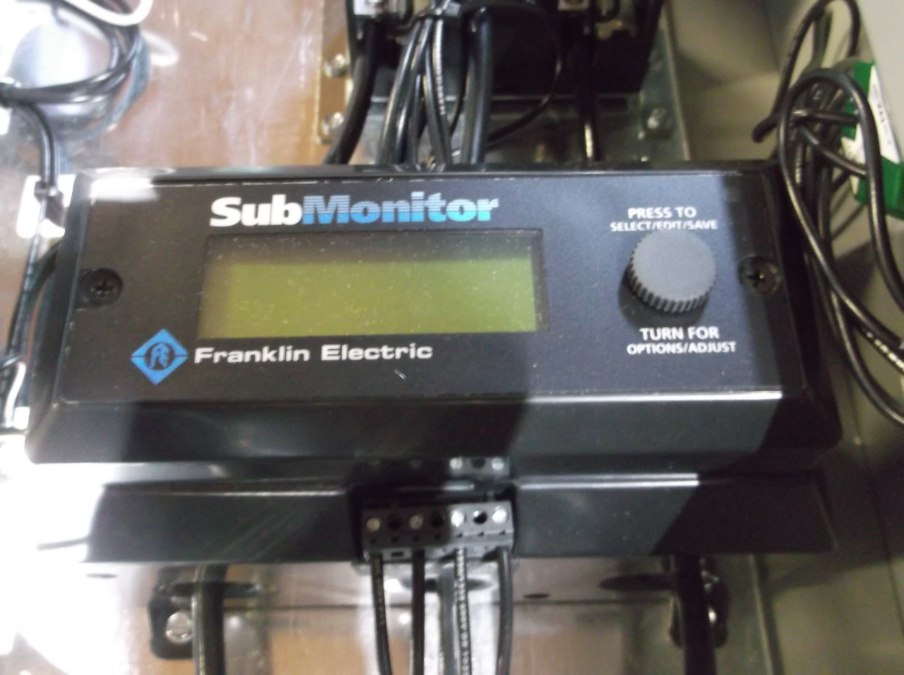 Franklin Electric SubMonitor Control Panel Model 281 106 4400 460Volt