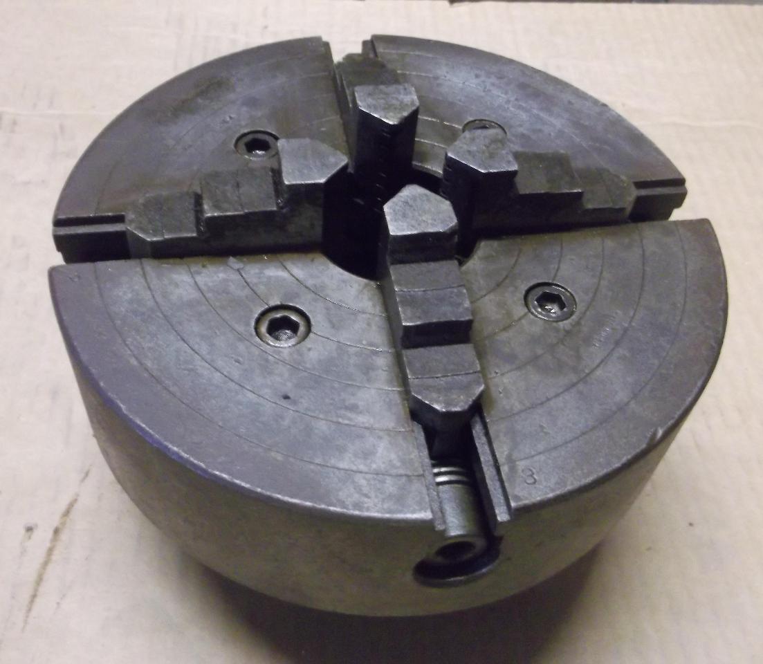Logan 8" lathe chuck 4 jaw eBay