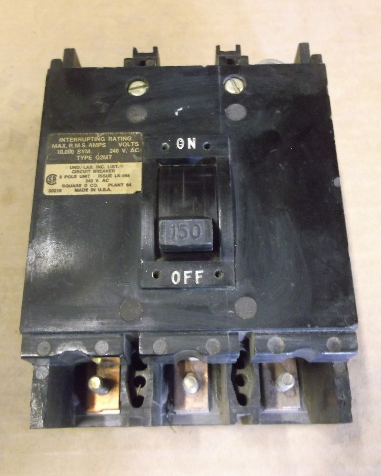 Square D Q2MT Circuit Breaker 3Pole 200 AMP 240V Daves Industrial