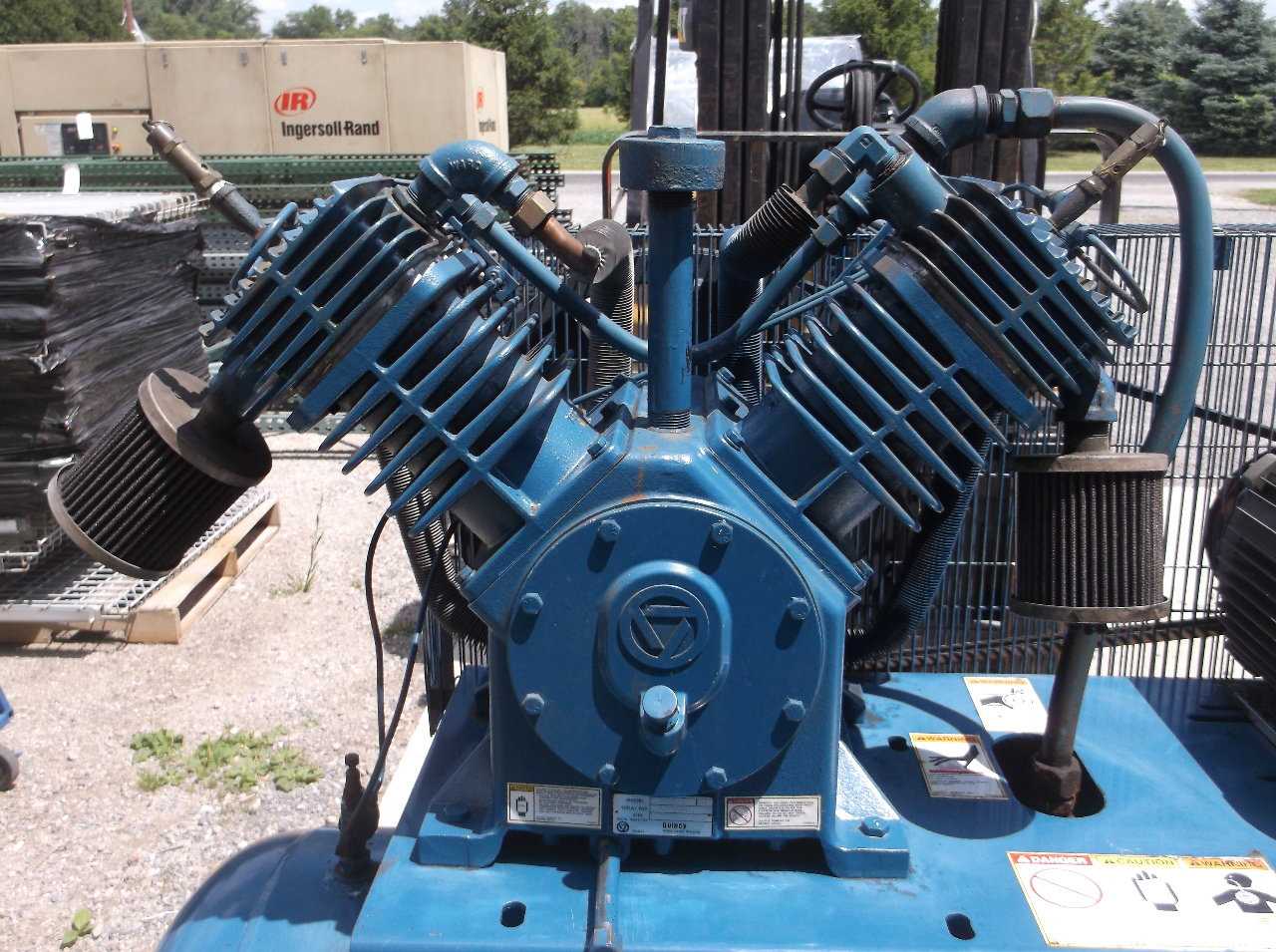 QUINCY QT15 Air Compressor with 10 HP Motor eBay