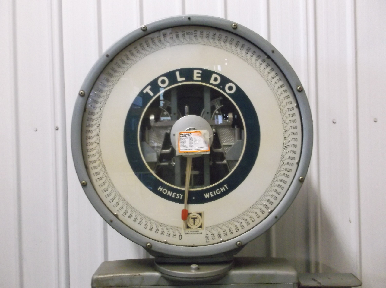 Toledo Honest Weight Scale Model 2181 1500LBS capacity eBay