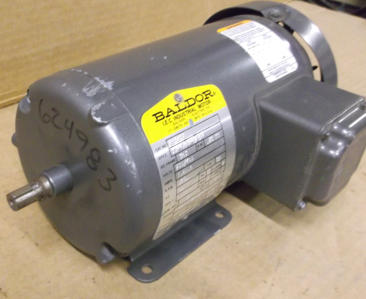 Baldor Electric Motor - 0 34hp - 3 Phase 460 Volt