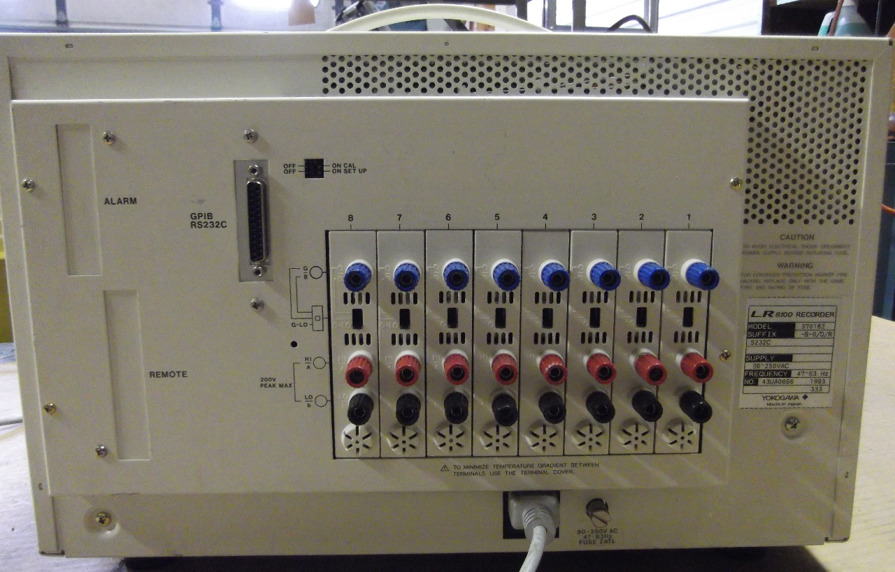 Yokogawa Hybird Chart Recorder LR 8100 Daves Industrial Surplus LLC