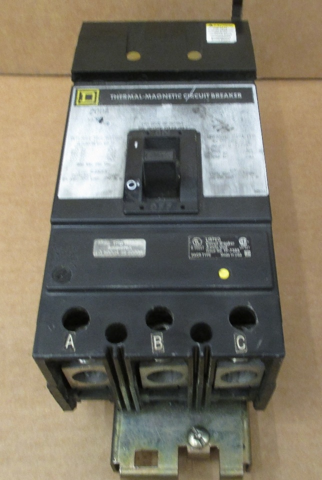 Square D Circuit Breaker KA 200 Amp Daves Industrial Surplus LLC