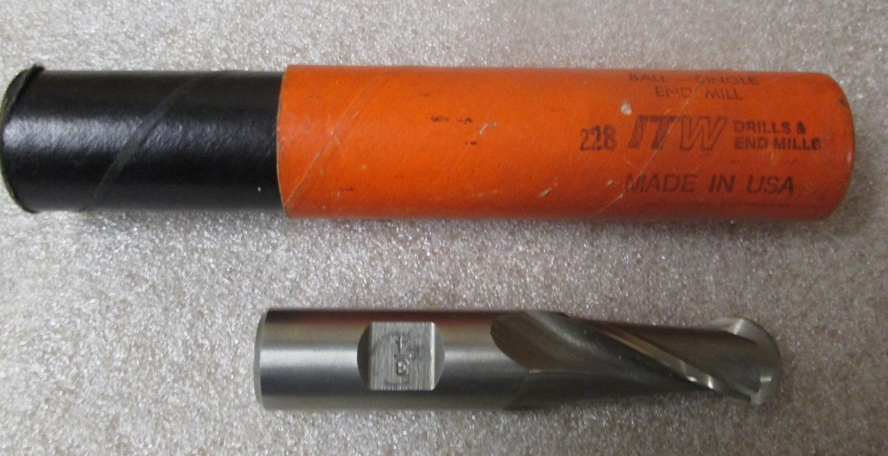 ITW DRILLS & END MILLS 2821 3/4 X 3/4 X 2 Ball Single End Mill Daves
