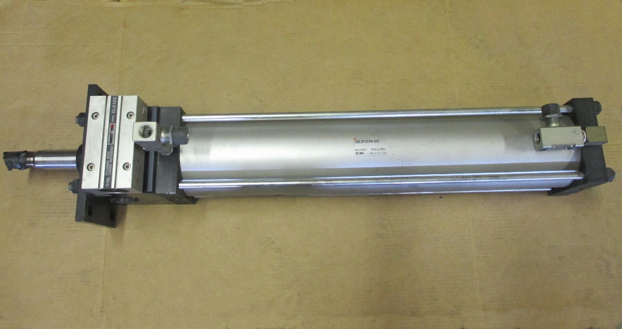 SMC CDLSF125TN635 / CLS125UA PNEUMATIC CYLINDER WITH LOCKING