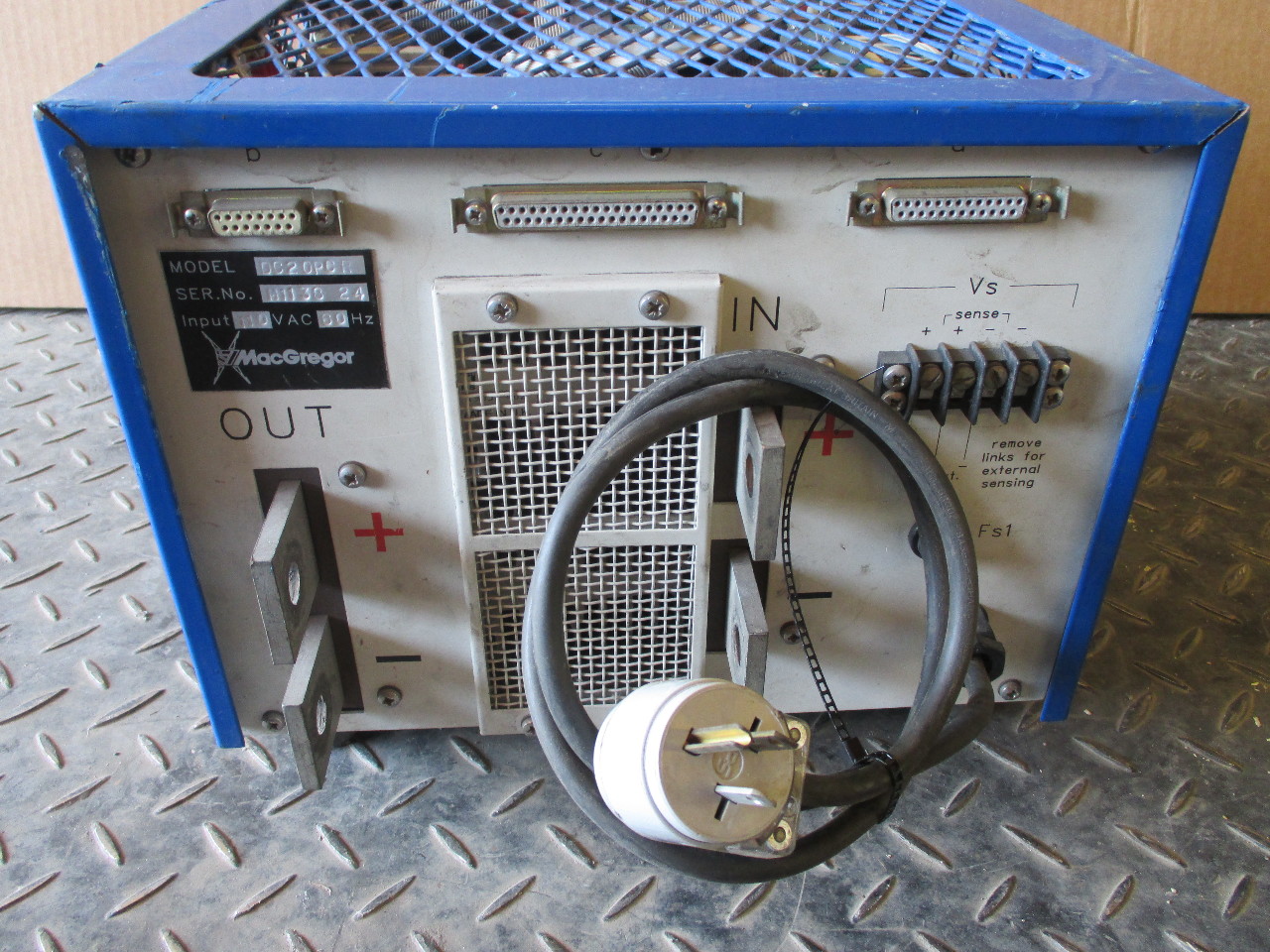 MacGregor Welding Power Supply DC20PCR Daves Industrial Surplus LLC