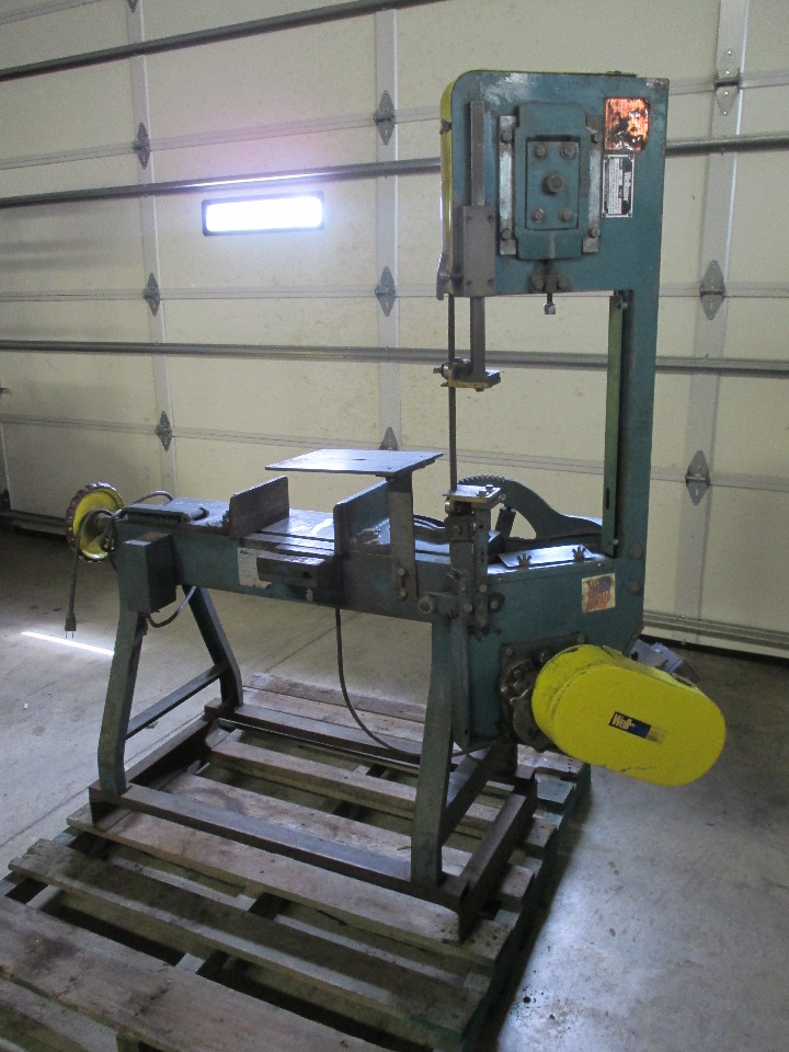 Wells Metal Cutting Band Saw Model 58B D Daves Industrial Surplus LLC