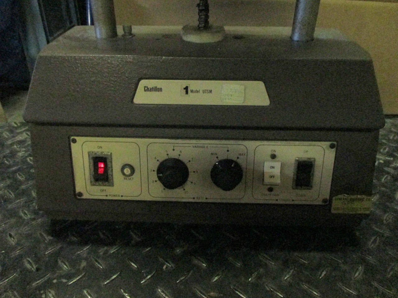 CHATILLON UTSM PULL TEST STAND With CHATILLON RS232 FORCE GAUGE eBay