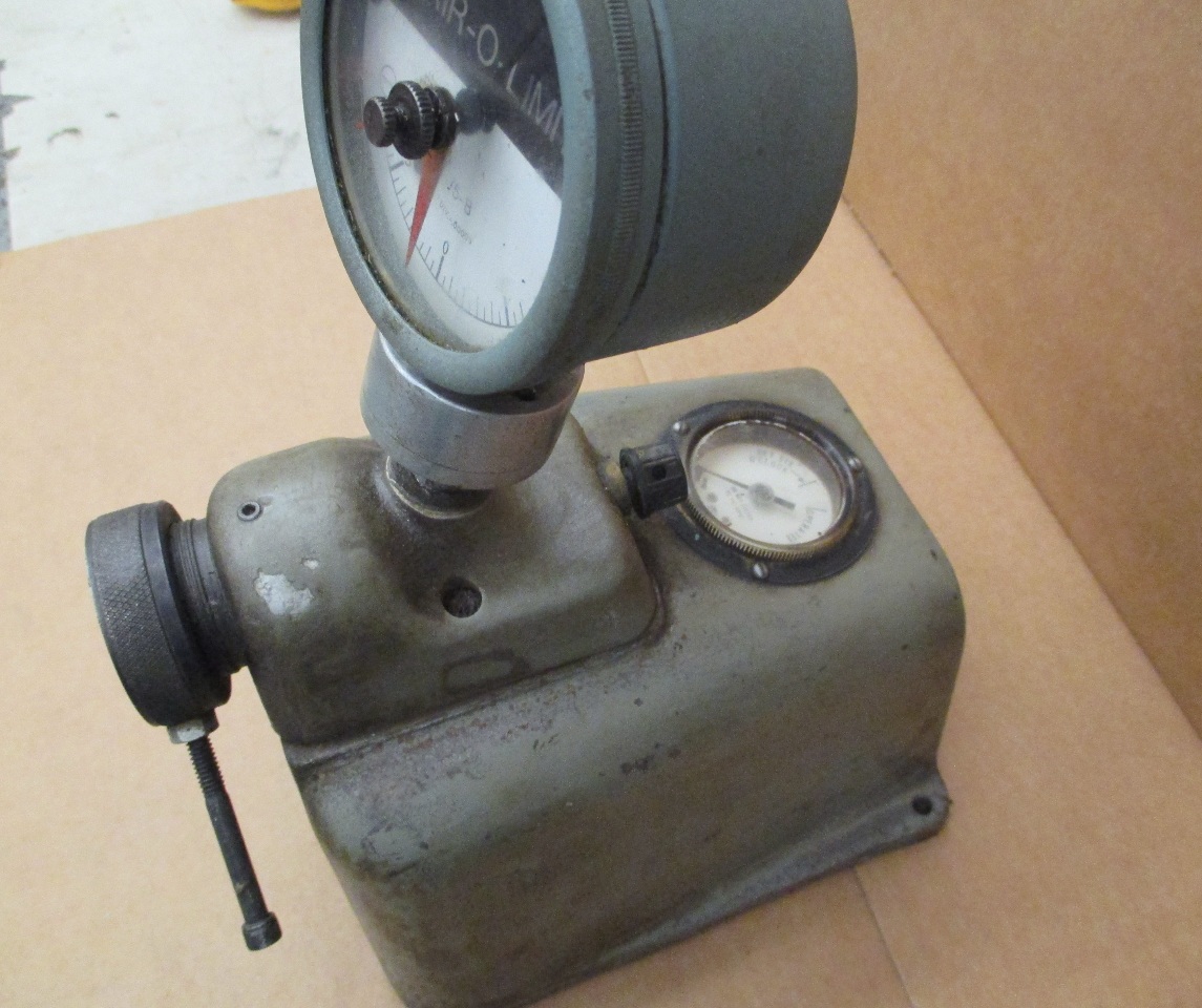 EDMUNDS AIROLIMIT 15B Pneumatic Bore Spindle Gauge Gage eBay