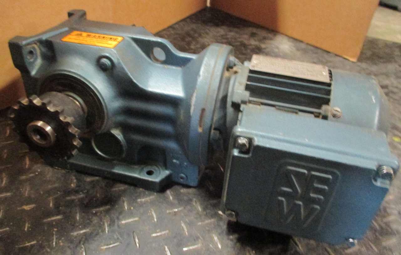 Sew-Eurodrive DFT71D6 Gear Motor .33HP 1100 RPM 230/460V with K47DT71D6