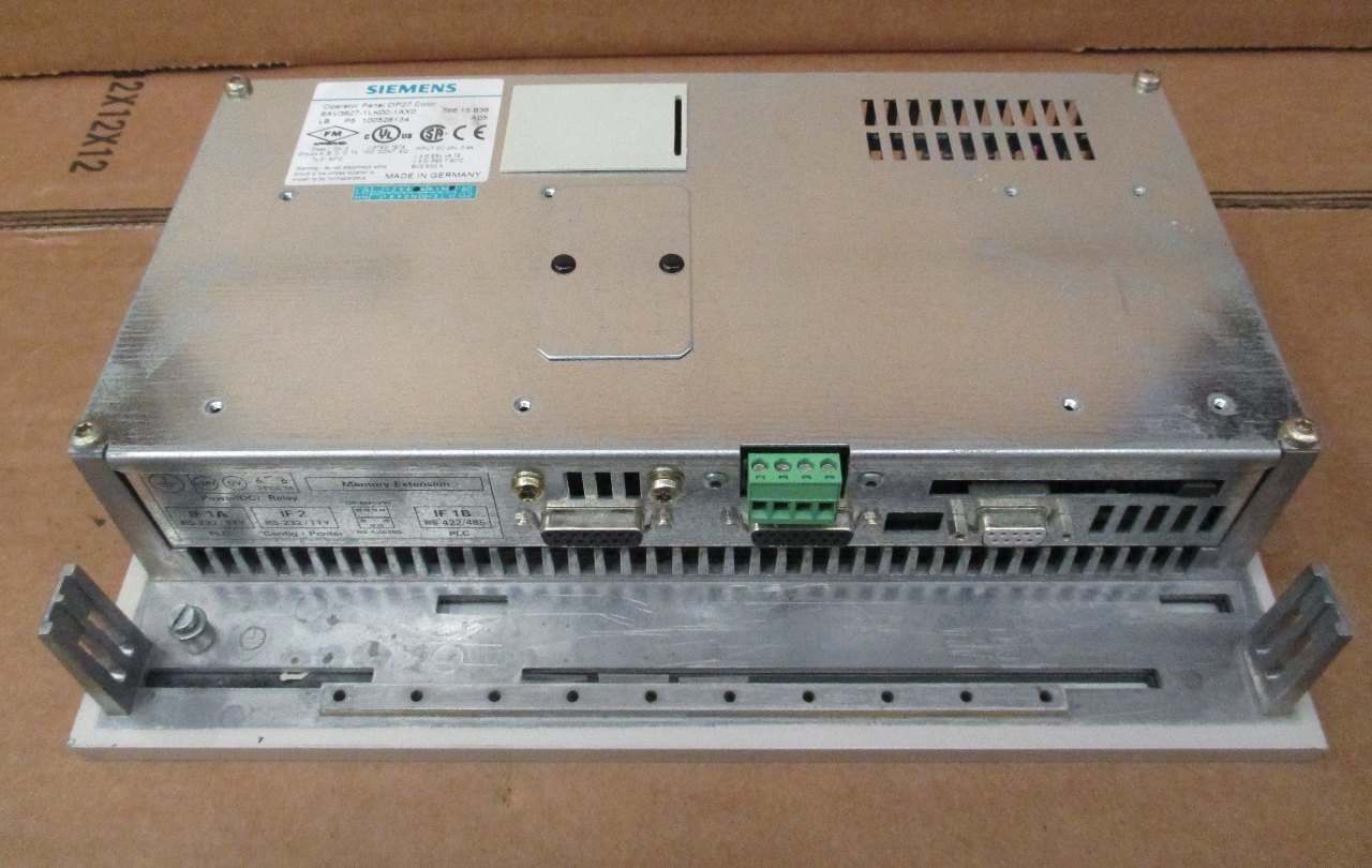 SIEMENS TOUCH OPERATOR PANEL OP27 COLOR 6AV3627-1LK00-1AX0 | Daves ...